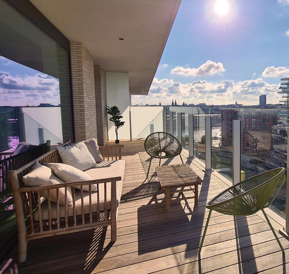 Central Park Tower Sea View Residence With Pool And Gym Ostend Exterior photo
